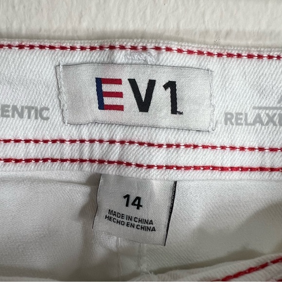NWT EV1 White Denim Mini Skirt - Picture 7 of 7